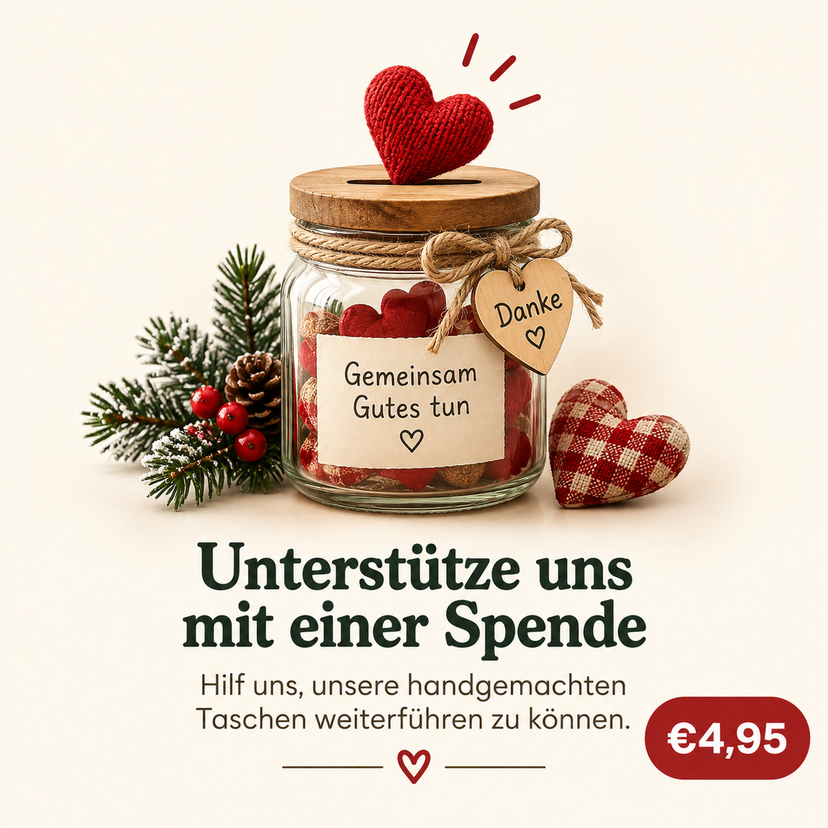 Unterstütze uns mit einer Spende